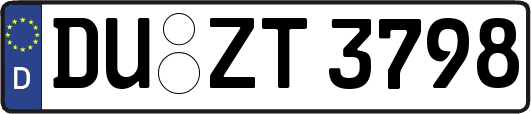 DU-ZT3798