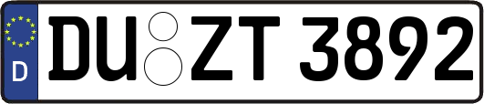 DU-ZT3892