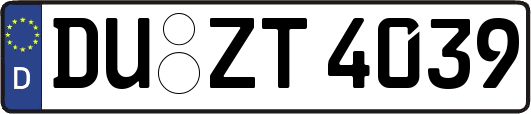 DU-ZT4039