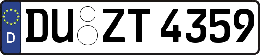 DU-ZT4359