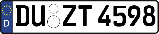 DU-ZT4598
