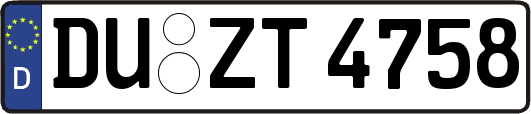 DU-ZT4758