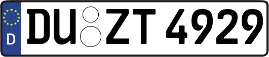 DU-ZT4929