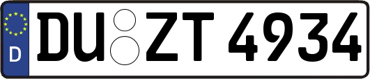DU-ZT4934
