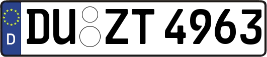 DU-ZT4963
