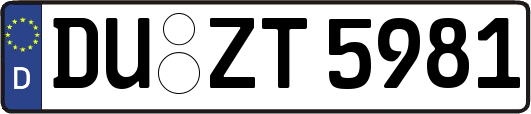 DU-ZT5981