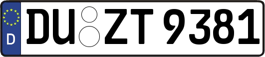 DU-ZT9381