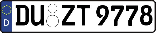 DU-ZT9778