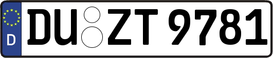 DU-ZT9781