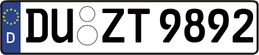 DU-ZT9892
