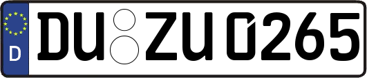 DU-ZU0265