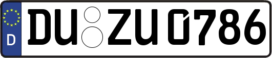 DU-ZU0786