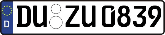 DU-ZU0839
