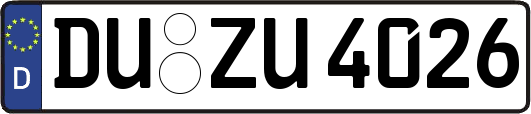 DU-ZU4026