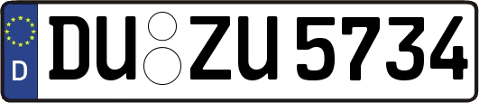 DU-ZU5734