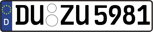 DU-ZU5981