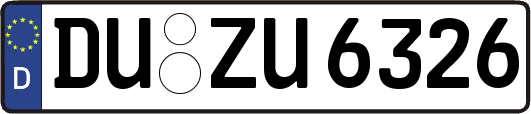 DU-ZU6326