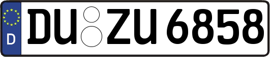DU-ZU6858