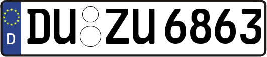 DU-ZU6863