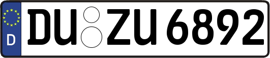 DU-ZU6892