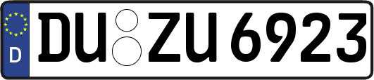 DU-ZU6923