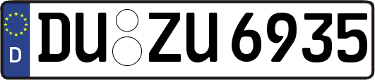 DU-ZU6935