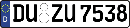 DU-ZU7538