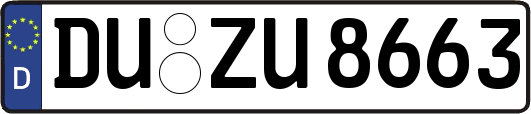 DU-ZU8663