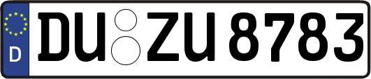 DU-ZU8783