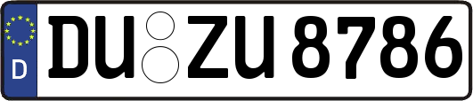DU-ZU8786