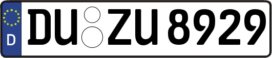 DU-ZU8929
