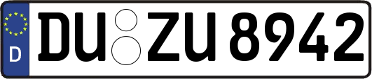 DU-ZU8942