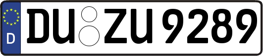 DU-ZU9289