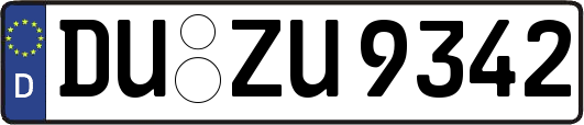 DU-ZU9342