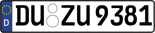 DU-ZU9381