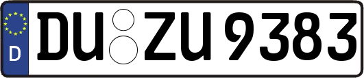 DU-ZU9383