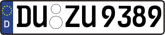 DU-ZU9389