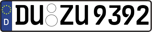 DU-ZU9392