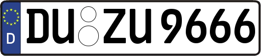 DU-ZU9666
