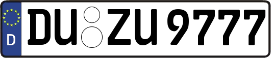 DU-ZU9777