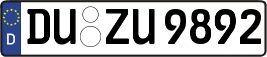 DU-ZU9892
