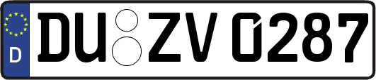 DU-ZV0287