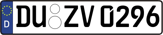 DU-ZV0296