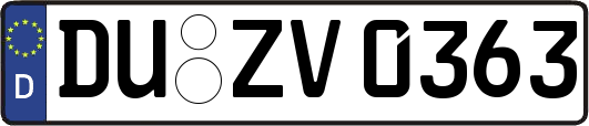 DU-ZV0363