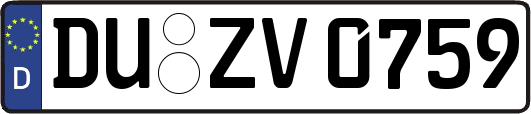 DU-ZV0759