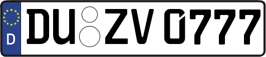 DU-ZV0777