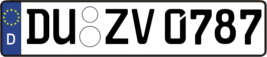 DU-ZV0787