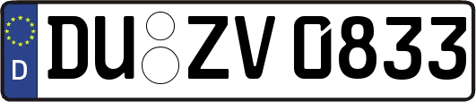 DU-ZV0833