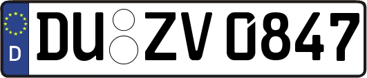 DU-ZV0847
