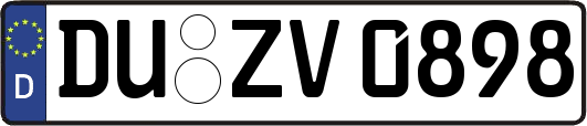 DU-ZV0898